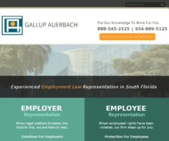 Gallup-Law.com(Florida Employment Law Attorney) Screenshot