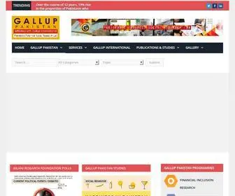 Gallup.com.pk(Gallup Pakistan) Screenshot
