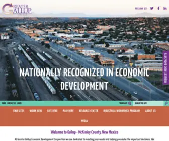 Gallupedc.com(Greater Gallup Economic Development Corporation) Screenshot