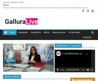 Galluralive.it(Televisione e Testata Giornalistica gallurese) Screenshot