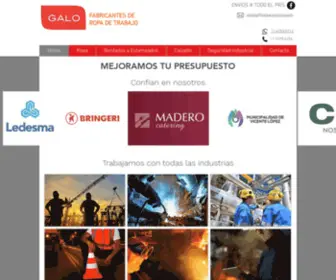 Galoargentina.com(Ropa Seguridad) Screenshot