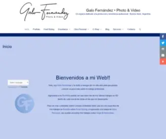 Galofernandez.com(Galo Fernández) Screenshot