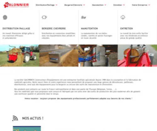 Galonnier.com(Une vocation) Screenshot