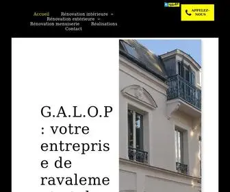 Galop-Renovation-IDF.fr(Galop Renovation IDF) Screenshot