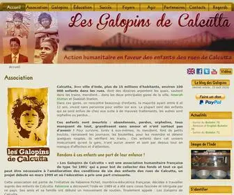 Galopinsdecalcutta.org(Bénévole) Screenshot