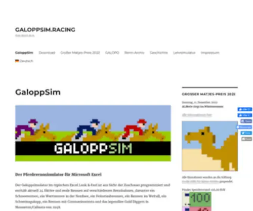 Galoppsim.racing(THE BEST RUN) Screenshot