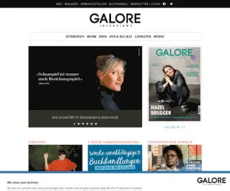 Galore.de(Das Interview) Screenshot