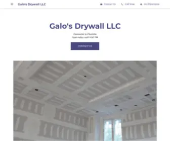 Galosdrywallllc.com(Galo's Drywall LLC) Screenshot