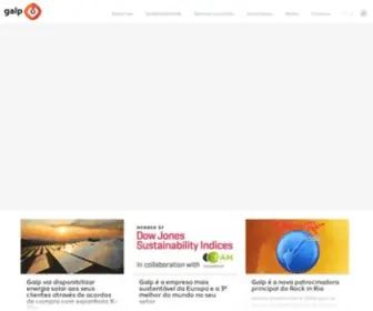 Galp.com(Sustentabilidade, Inovação, Ações) Screenshot
