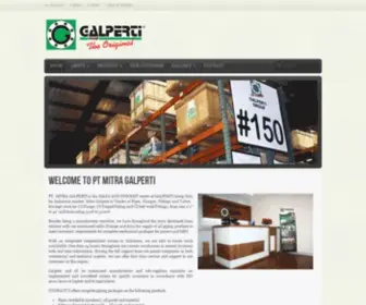 Galperti.co.id(PT Mitra Galperti Supplier Flange) Screenshot