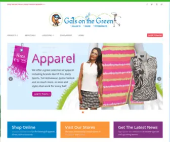 Galsonandoffthegreen.com(Womens golf and casual wear at Gals on and off the Green) Screenshot