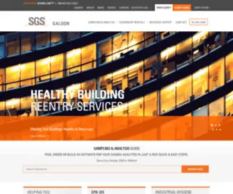 Galsonlabs.com(SGS Galson) Screenshot