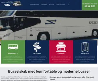 Galtenturistbusser.dk(Busselskab) Screenshot