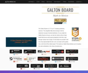 Galtonboard.com(The Galton Board) Screenshot