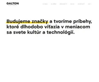 Galton.sk(Brand Development & Employer Branding) Screenshot