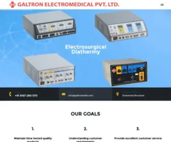 Galtronindia.com(Empowering Healthcare with excellence since 1976) Screenshot