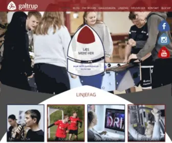 Galtrup.dk(Find god & kreativ efterskole på Mors i Jylland) Screenshot