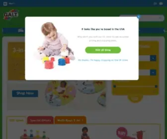 Galttoys.com(Galt Toys UK) Screenshot
