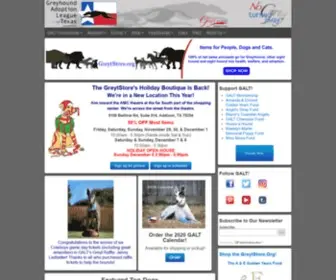 Galtx.org(Greyhound Adoption League of Texas) Screenshot