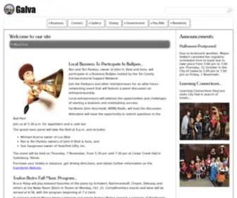 Galva.com(City of Galva Illinois Official Website) Screenshot
