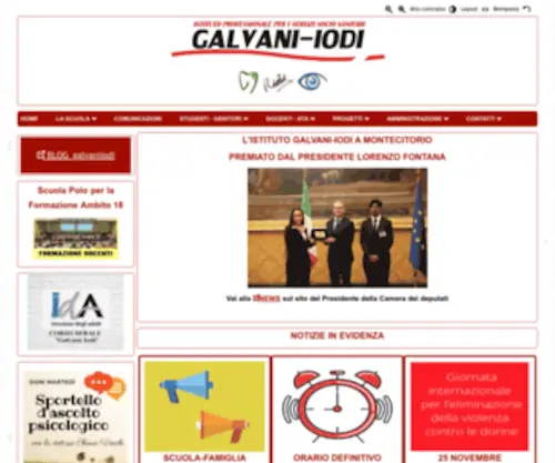 Galvaniiodi.it(Istituto Galvani Iodi) Screenshot