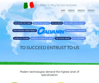 Galvaninsrl.it(Galvanin spa) Screenshot