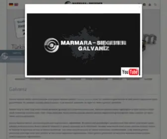 Galvaniz.com(Marmara-Siegener Galvaniz) Screenshot