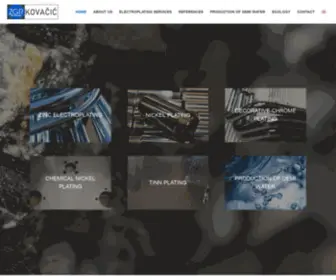 Galvanizacija.com(Galvanizacija ZGR Kovačić) Screenshot