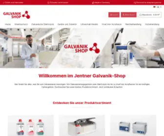 Galvano-Shop24.de(Jentner Galvanoshop) Screenshot