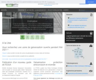 Galvazinc.com(Accueil) Screenshot
