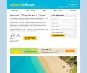Galvestoncruise.com(Galveston Cruises) Screenshot