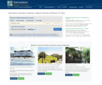 Galvestonplacestostay.com(Galveston Vacation Rentals) Screenshot