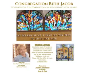 Galvestonshul.org(Congregation Beth Jacob Galveston) Screenshot