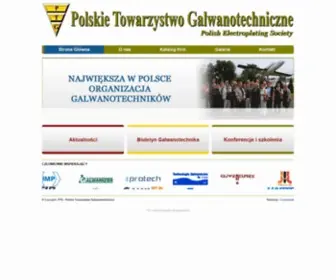 Galwanotechnika.org.pl(Polskie Towarzystwo Galwanotechniczne) Screenshot