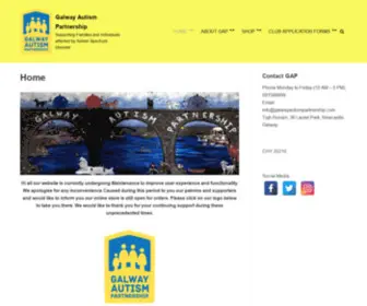 Galwayautismpartnership.com(Galway Autism Partnership) Screenshot