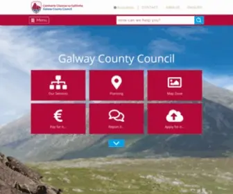 Galwaycoco.ie(Galway County Council) Screenshot