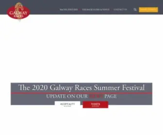 Galwayraces.com(Galway Races) Screenshot