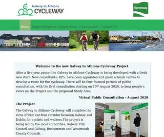 Galwaytoathlonecycleway.com(Galway to Athlone Cycleway Home) Screenshot