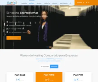Galynet.com(Galynet, tu proveedor de hosting y dominios en España) Screenshot
