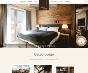 Galziglodge.at(Chalet St. Anton) Screenshot