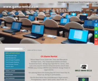 Gama-Rental.com(Rental Printer Bulanan Jogja) Screenshot