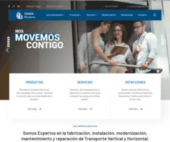 Gamaelevadores.com.mx(Gama Elevadores) Screenshot