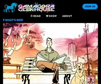 Gamagorageekhouse.com(Gamagora Geekhouse) Screenshot