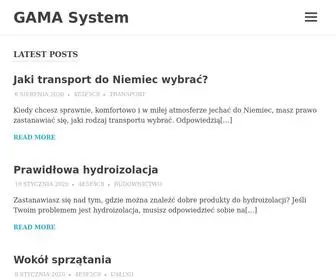 Gamasystem.com.pl(GAMA System) Screenshot