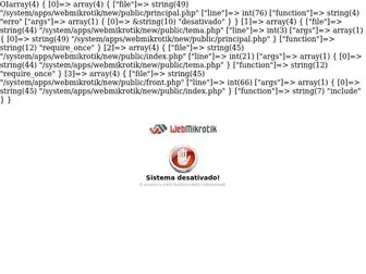 Gamatelecomnet.com.br(WebMikrotik) Screenshot