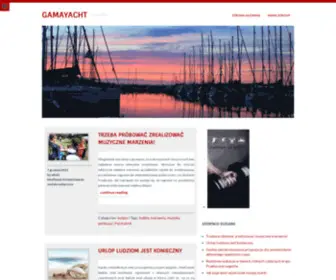 Gamayacht.com.pl(Rejsy jachtem) Screenshot