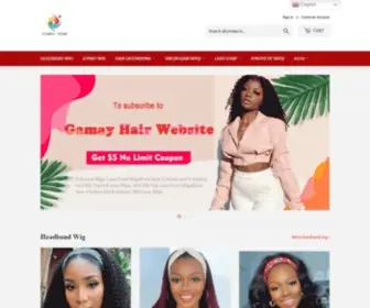 Gamayhairwig.com(Quality First) Screenshot