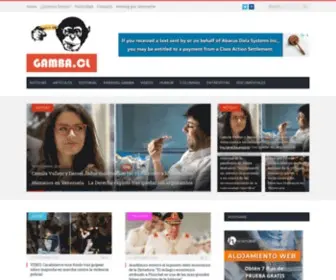 Gamba.cl(Información y humor al servicio de la Clase Trabajadora) Screenshot
