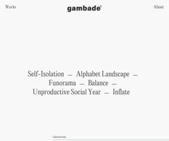 Gambade.club(Creative Design Studio) Screenshot