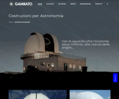 Gambato.it(Costruzioni per l'astronomia) Screenshot